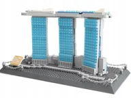 Klocki - Klocki Konstrukcyjne Wange 4217 Marina Bay Sands 881 Klocków Zestaw - miniaturka - grafika 1