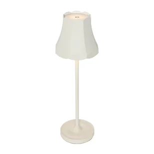 QAZQA Lampa stołowa retro do ładowania IP44 kremowa - Granny - Lampy stojące - miniaturka - grafika 1