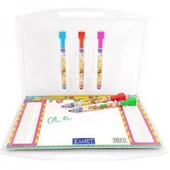 Tablice dla dzieci - Tablica suchościeralna Polo+5 pisaków - miniaturka - grafika 1