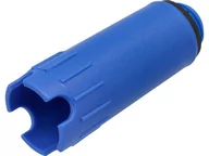 Akcesoria hydrauliczne - KOREK HYDRAULICZNY, INSTALATORSKI 1/2" Z USZCZELKĄ NIEBIESKI - miniaturka - grafika 1