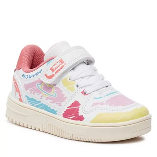 Buty dla dziewczynek - Sneakersy Primigi 5957200 White-Multicolor - grafika 1