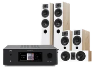 Kino domowe - T758 V3i (czarny) + Diva 5 (dąb) + Diva 3 (cdąb) + Diva 7 (dąb) - miniaturka - grafika 1