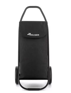 Wózek na zakupy ROLSER COM Tweed 8 Black Tube Negro - NOWOŚĆ - Torby i wózki na zakupy - miniaturka - grafika 1