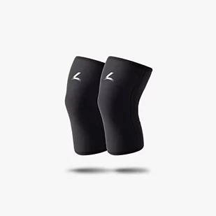 reeva Uniseks - dorośli Powerlifting Sleeves-7 mm, czarne, L - Zestawy damskiej odzieży sportowej - miniaturka - grafika 1