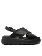 Sandały damskie - Geox Sandały D Spherica Ec4.1 S D45D4A 00085 C9999 Czarny - miniaturka - grafika 1