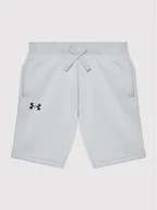 Spodnie i spodenki dla dziewczynek - Under Armour Szorty sportowe Rival 1363508 Szary Regular Fit - miniaturka - grafika 1