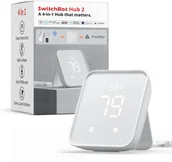 Inne akcesoria audio-wideo - SwitchBot HUB 2 inteligentny dom - nadajnik Bezprzewodowy Do zawieszenia na ścianę Podczerwień - miniaturka - grafika 1