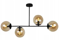 Lampy sufitowe - Lampa Sufitowa Wisząca Żyrandol Szklane Kule Do Kuchni Salonu Jadalni Loft - miniaturka - grafika 1
