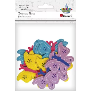 naklejki filcowe motyle - Zabawki kreatywne - miniaturka - grafika 1
