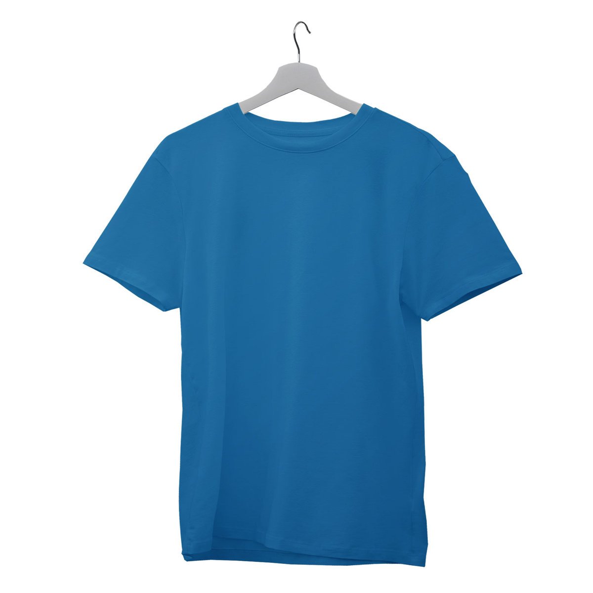 KOSZULKA MĘSKA T-SHIRT DLA MĘŻCZYZNY BAWEŁNIANA XXL NIEBIESKA JAKOŚĆ