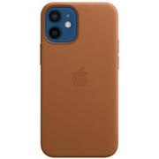 Etui i futerały do telefonów - APPLE Portfel Leather Case do iPhone 12 mini Naturalny brąz | MHK93ZM/A - miniaturka - grafika 1