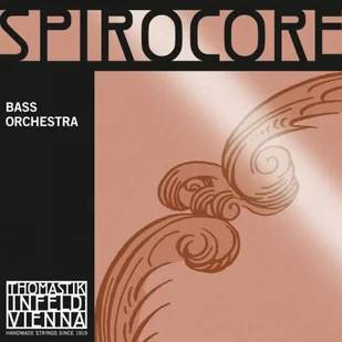 Thomastik Einzelsaite für Kontrabass 4/4 Spirocore - E-Saite Spiralkern, Chrom umsponnen, Orchesterstimmung, mittel 644211 - Akcesoria do instrumentów smyczkowych - miniaturka - grafika 1