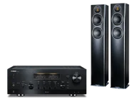 Zestawy stereo - Yamaha R-N2000A (czarny) + Carina FS247.4 (czarny) - miniaturka - grafika 1