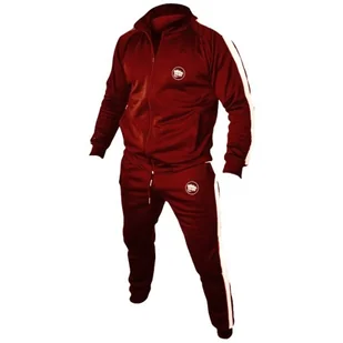 Dres Sportowy WarHouse Small Logo Komplet Red/White - Bluzy sportowe męskie - miniaturka - grafika 1