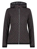 Kurtki damskie - CMP Kurtka polarowa w kolorze czarnym ze wzorem - miniaturka - grafika 1