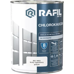 Emalia Chlorokauczukowa biały 0,9 l RAFIL - Emalie - miniaturka - grafika 1