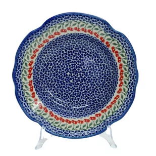 Ceramiczny talerz głęboki 23,5 cm Ceramika Bolesławiec - Dekoratorstwo - miniaturka - grafika 1