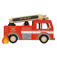 Samochody i pojazdy dla dzieci - Drewniany wóz strażacki Le Toy Van - miniaturka - grafika 1