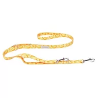 Smycze dla psów - Amiplay BeHappy Smycz regulowana 7in1 XL 1-2m x 2,5cm banana - miniaturka - grafika 1