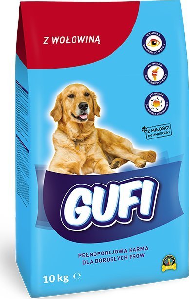 GUFI SUCHA KARMA 10kg z WOŁOWINĄ