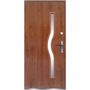 Drzwi zewnętrzne CAPRI złoty dąb 90P - Drzwi zewnętrzne - miniaturka - grafika 1