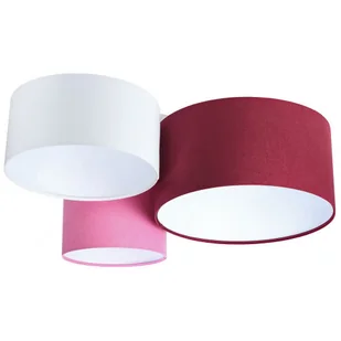 Kolorowa plafoniada z białym wnętrzem abażura T1-K96 - Oprawy, klosze i abażury - miniaturka - grafika 1