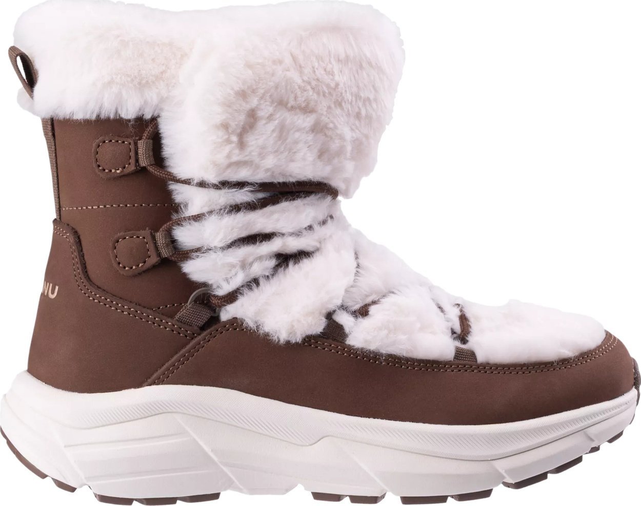 Buty trekkingowe damskie FITANU Damskie buty zimowe Fitanu NOIRELL W beige/dark brown rozmiar 40