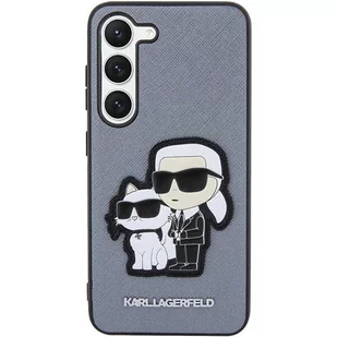 Karl Lagerfeld KLHCS23MSANKCPG S23+ S916 hardcase szary/grey Saffiano Karl & Choupette - Etui i futerały do telefonów - miniaturka - grafika 3