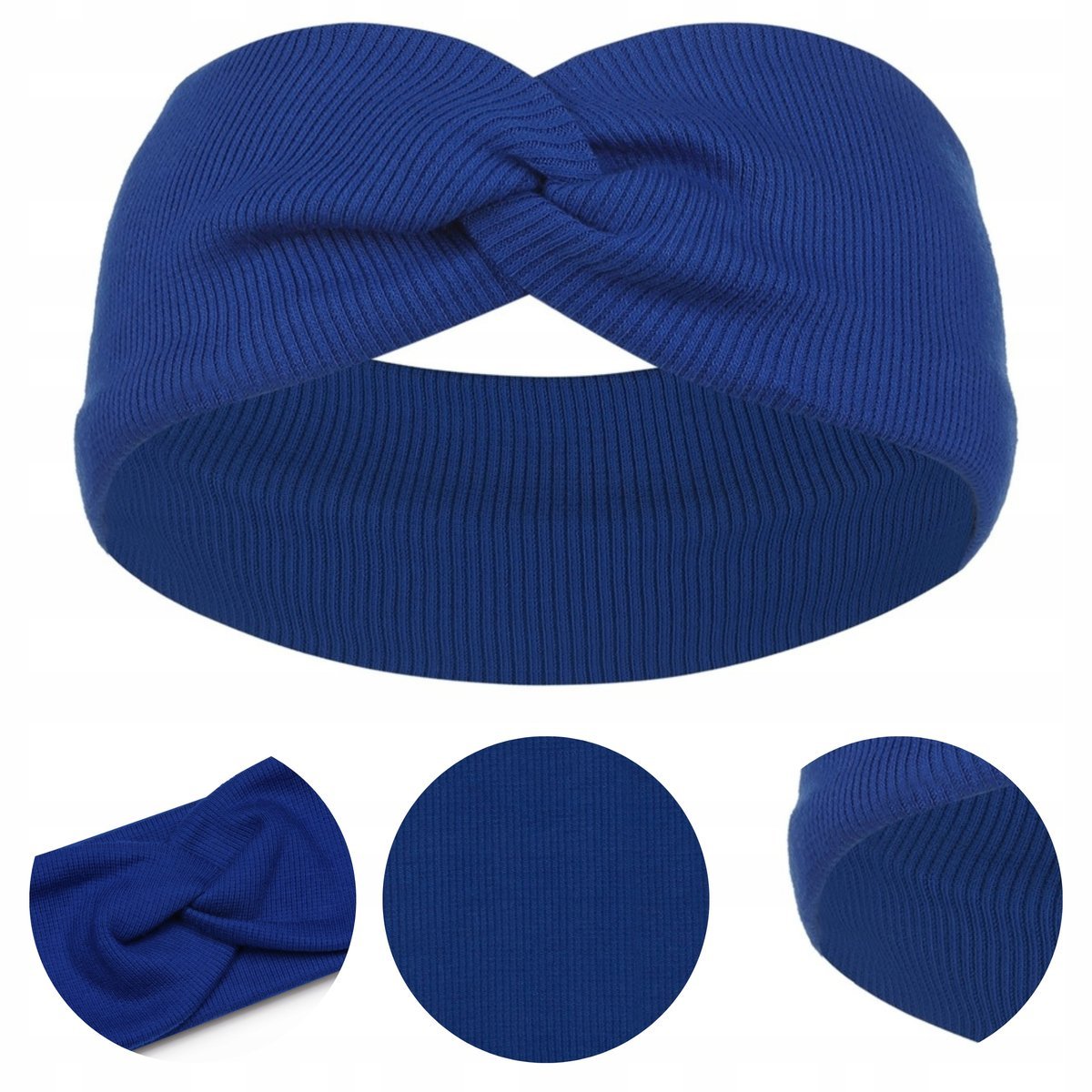 Opaska Bawełniana Przeplatana Podwójna Na Wiosnę Lato Jesień 40-46 Chaber