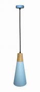 Lampy sufitowe - Candellux Lampa Wisząca Faro 1 Niebieski 50101258 - miniaturka - grafika 1