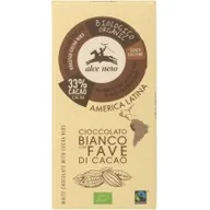 Czekolada - Alce Nero CZEKOLADA BIAŁA Z KAWAŁKAMI KAKAO FAIR TRADE BIO 100 g - - miniaturka - grafika 1