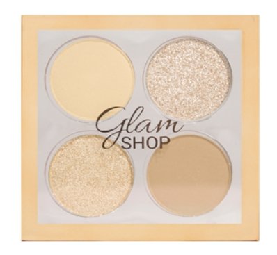Glam Shop Paletka czterech cieni, Nude Glam