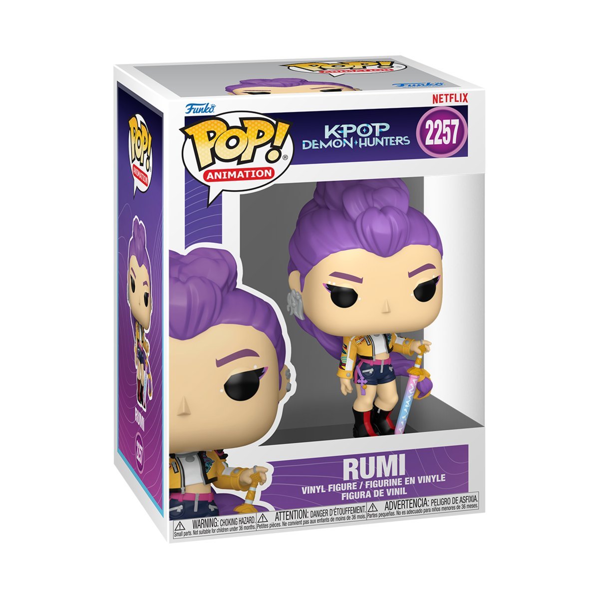 Funko, Funko POP!, ANIME, Figurka Kolekcjonerska,K-Pop: Demon Hunters, Rumi