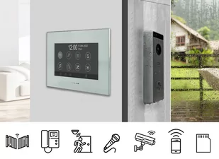 Wideodomofon WIFI Vidos X M10W-X + S10 FullHD Android Podczerwień MicroSD - Wideodomofony - miniaturka - grafika 3
