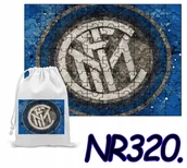 Puzzle - PUZZLE 96 EL. UKŁADANKA INTER MEDIOLAN ZIELIŃSKI + WORECZEK Z NADRUKIEM - miniaturka - grafika 1