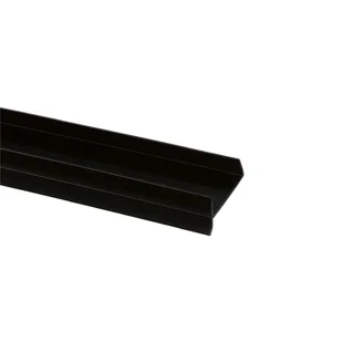 Listwa uszczelniająca do cokołu czarna LU18 mm Korner - Blaty meblowe i parapety okienne - miniaturka - grafika 1
