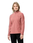 Swetry damskie - Jack Wolfskin Damski sweter Taunus Hz W, Mineral Red, S - miniaturka - grafika 1