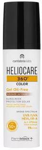 Żel przeciwsłoneczny na bazie wody Heliocare 360 gel Oil Free Bronze Intense SPF50+ 50 ml (8470001921994) - Balsamy i kremy do opalania - miniaturka - grafika 1
