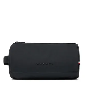 Kosmetyczka Tommy Hilfiger Th Repreve Washbag AM0AM13365 Czarny - Kosmetyczki, organizery i kuferki - miniaturka - grafika 1