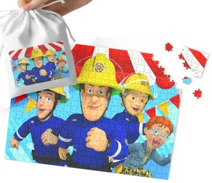 Puzzle - Strażak Sam Wzory Z Bajek Prezent Na Święta 252El + Woreczek - Puzzle Puzzle - Strażak Sam Wzory Z Bajek Prezent Na Święta 252El + Woreczek - Puzzle - miniaturka - grafika 1