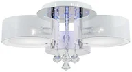 Lampy sufitowe - ELEM Biała lampa sufitowa z funkcją sleep DRS8006/3 WH NET z serii ANTILA - miniaturka - grafika 1