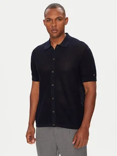 Tommy Hilfiger Koszula MW0MW39530 Granatowy Regular Fit - Koszule męskie - miniaturka - grafika 1