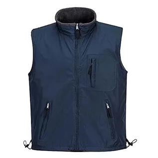 Kamizelki męskie - Portwest portwest s418 Reversible Bodywarmer RS, niebieski S418NARXL - grafika 1