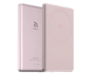 Adam Elements Gravity C5 Magnetic Wireless (Ultra Slim) 5000mAh różowy - Powerbanki - miniaturka - grafika 1