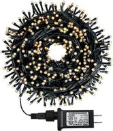 Oświetlenie świąteczne - Lampki CHOINKOWE Zewnetrzne Wewnętrzne 100 LED 10M BIAŁE CIEPŁEReplika ACYJNE - miniaturka - grafika 1