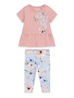 Legginsy - Guess Komplet t-shirt i legginsy A6RG09 K6YW4 Kolorowy Regular Fit - miniaturka - grafika 1