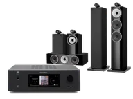 Kino domowe - NAD T778 (czarny) + 703 S3 + 705 S3 + HTM71 S3 (czarny) - miniaturka - grafika 1