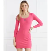 Sukienki - Tommy Jeans Sukienka TJW BADGE RIB - miniaturka - grafika 1