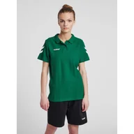 Tenis ziemny - Koszulka tenisowa polo damska Hummel Go Cotton Polo Woman - miniaturka - grafika 1