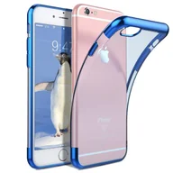 Etui i futerały do telefonów - Etui TPU do Apple iPhone 6 / 6S Etui silikonowe przezroczyste z kolorowym brandingiem etui na telefon komórkowy - miniaturka - grafika 1